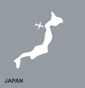 Japan visa map for travel services by Inicom Global